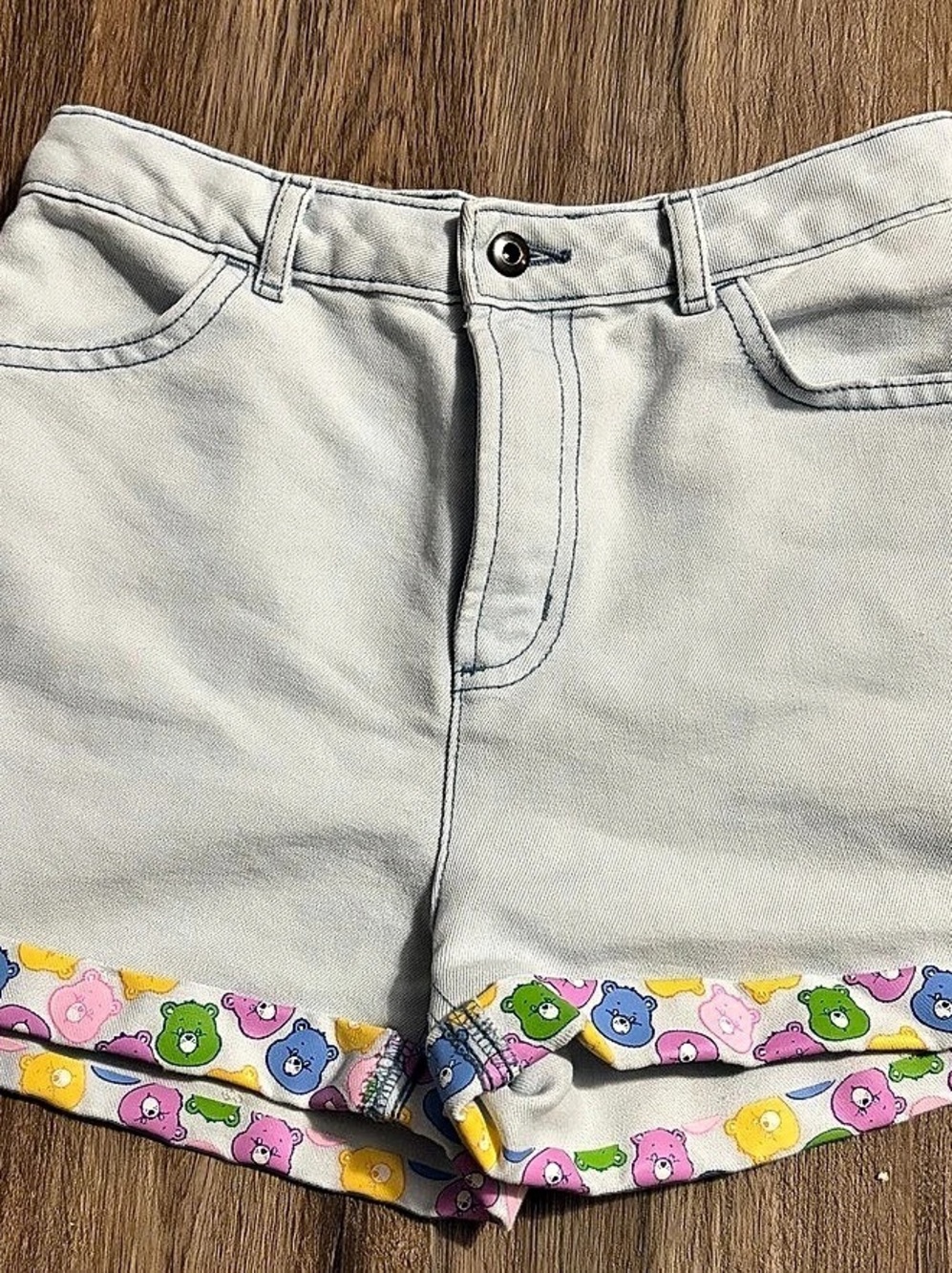 Care Bears - Printed Trim Shorts - Size Large (10/12)